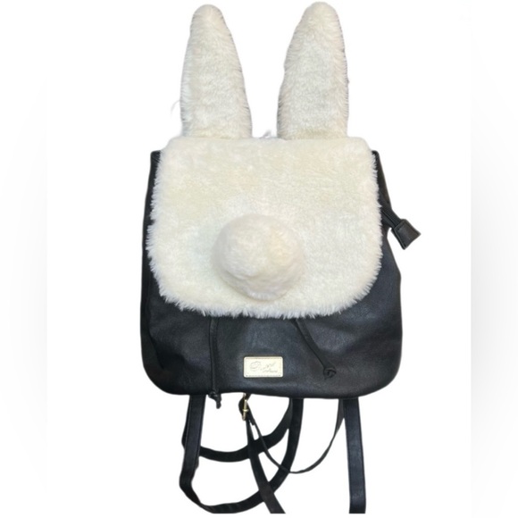 Betsey Johnson Handbags - Betsey Johnson Bunny Backpack Faux Fur